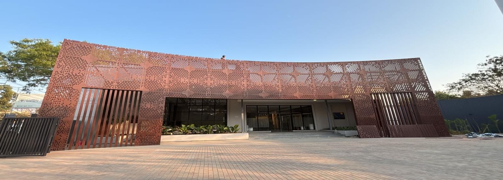 Ruchira — entrance canopy